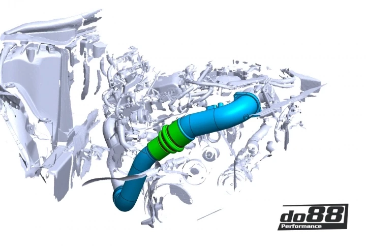 Kit de mejora de tubo de presión compatible con BMW B58B30 x40i do88