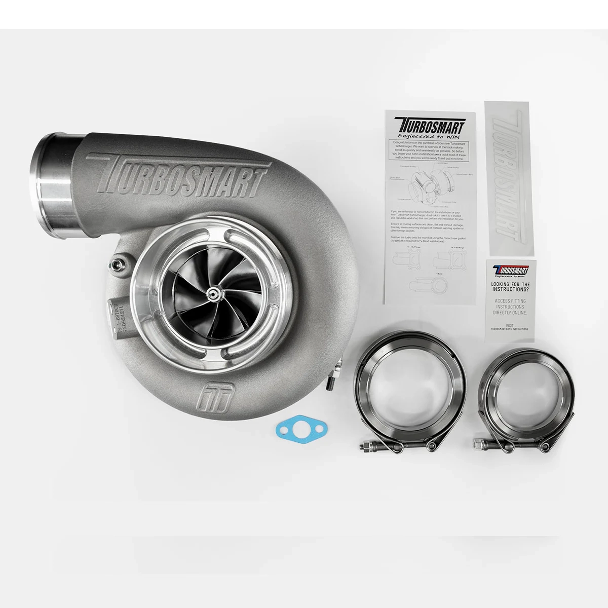 Turbosmart Turbocharger 6870 V-Band/V-Band - Compact - Reverse