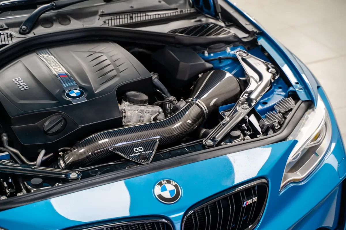 Upgrade carbon air intake suitable for BMW N55B30 F87 M2 Infinity Design
