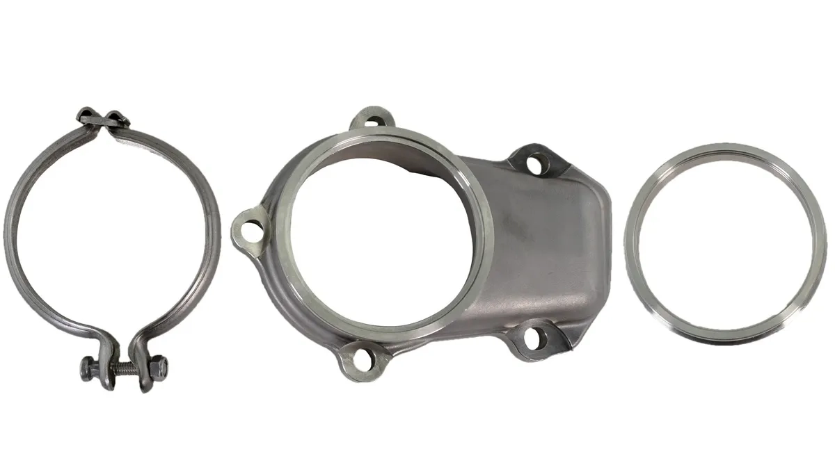 5-hole flange to V-Band adapter set GT30 GTX35