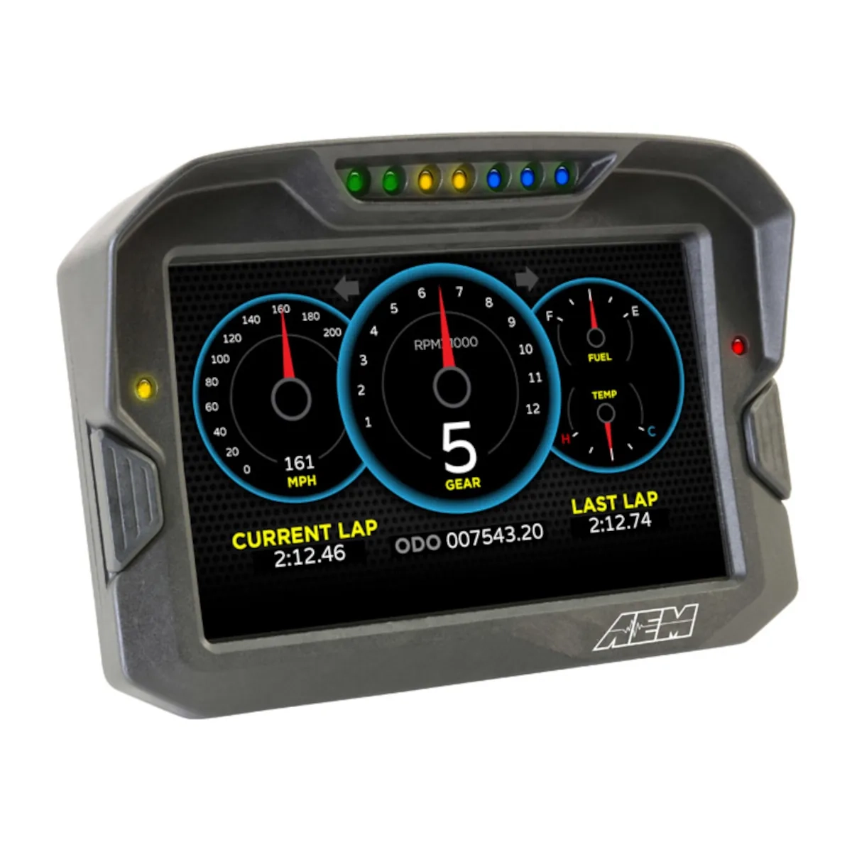 Affichage numérique de course CD-5 Carbon GPS & Logger AEM