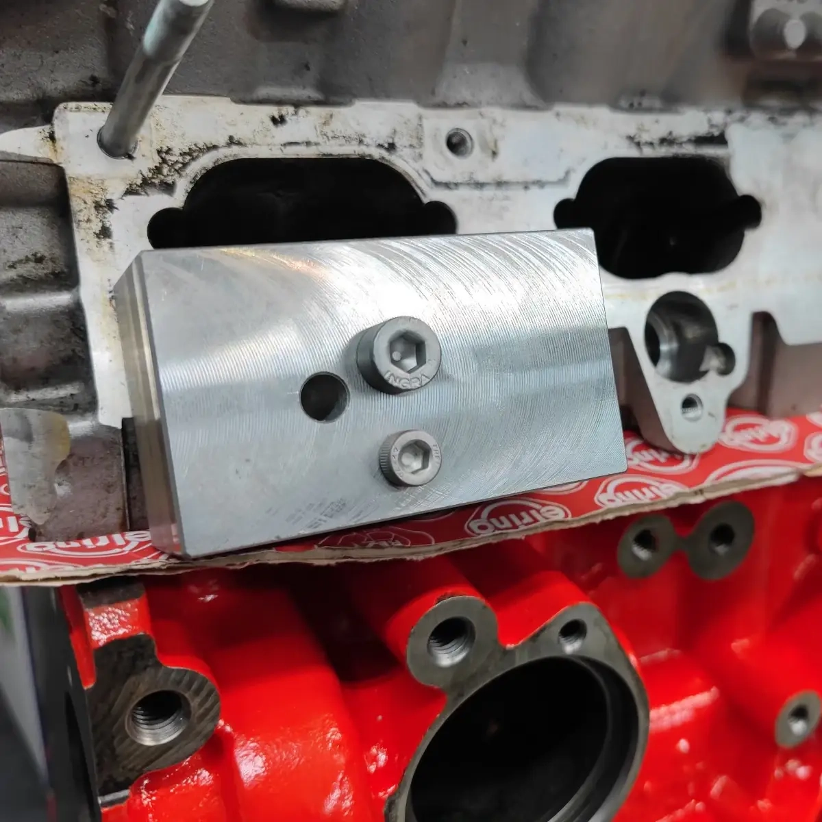 Drilling template for injection valves