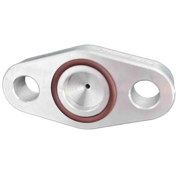 PSR Oil Feed Flange Dash 4 with Restrictor Pulsar