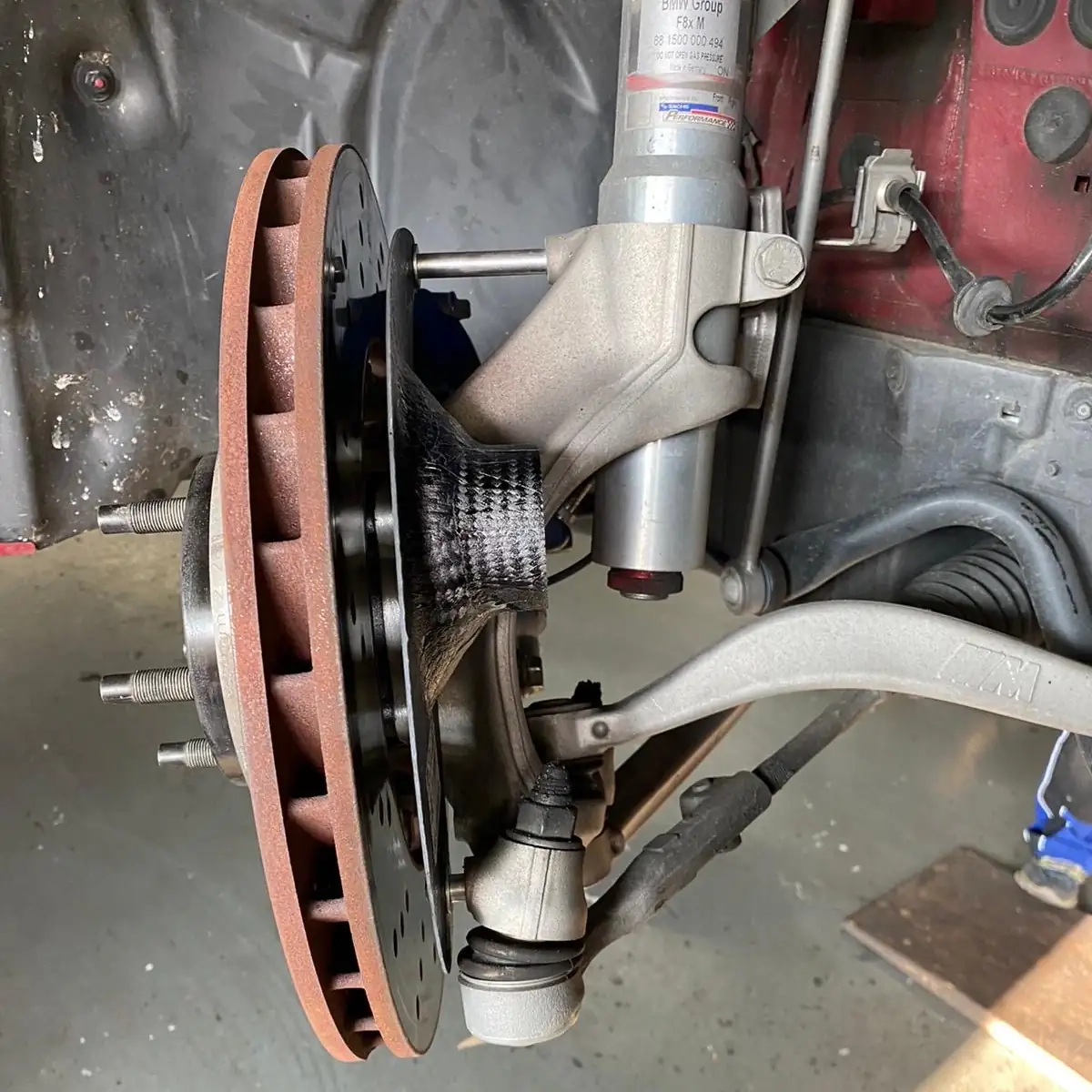 Alu Ankerbleche Bremsbelüftung passend für BMW F87 M2