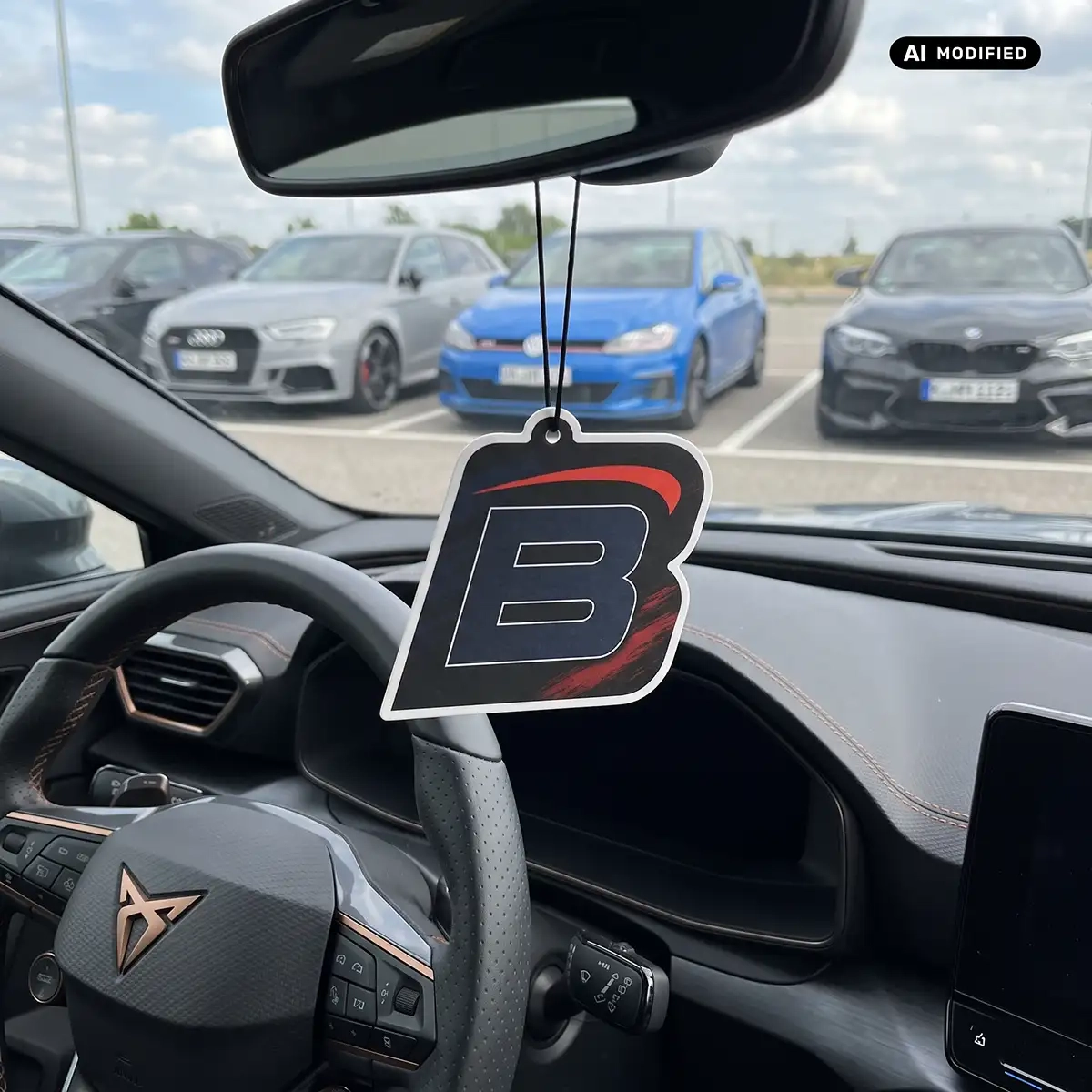 Duftbaum Auto Lufterfrischer Dark Ice "Logo" BAR-TEK®