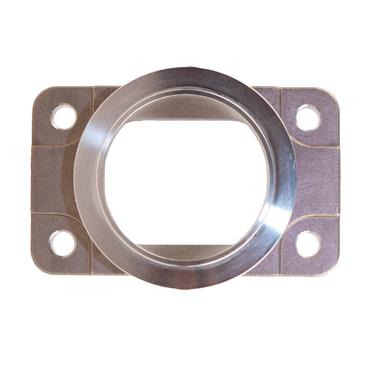 Adaptador de brida de acero inoxidable T3 en V-Band