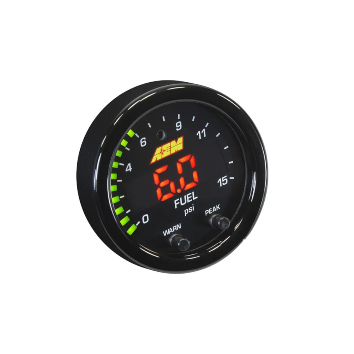 AEM X-Series 15 PSI Kraftstoff-und Ladedruckanzeige