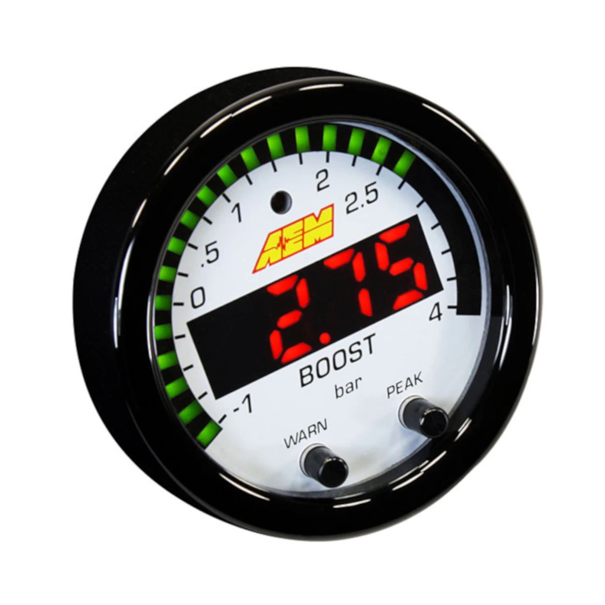 AEM X-Series 4 Bar Ladedruckanzeige