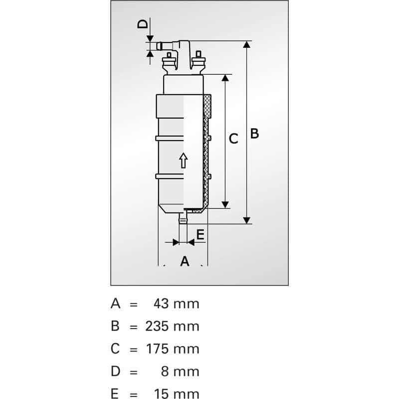 Upgrade Fuelpump Universal as Pierburg E3L BAR-TEK®