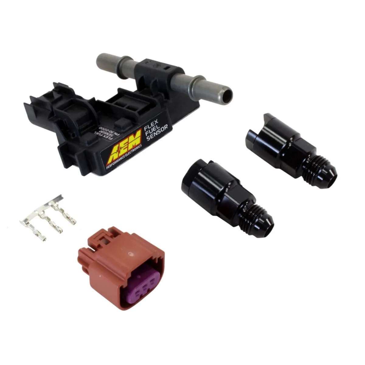 Ethanolgehalt Flex-Fuel-Sensor Kit mit-6 AN Anschluessen AEM