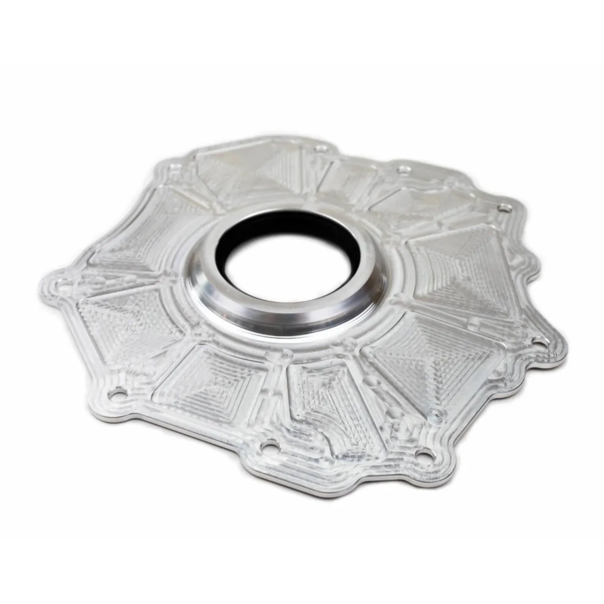 Placa de sellado CNC 2.5 TFSI EA855 evo con junta de aceite BAR-TEK®