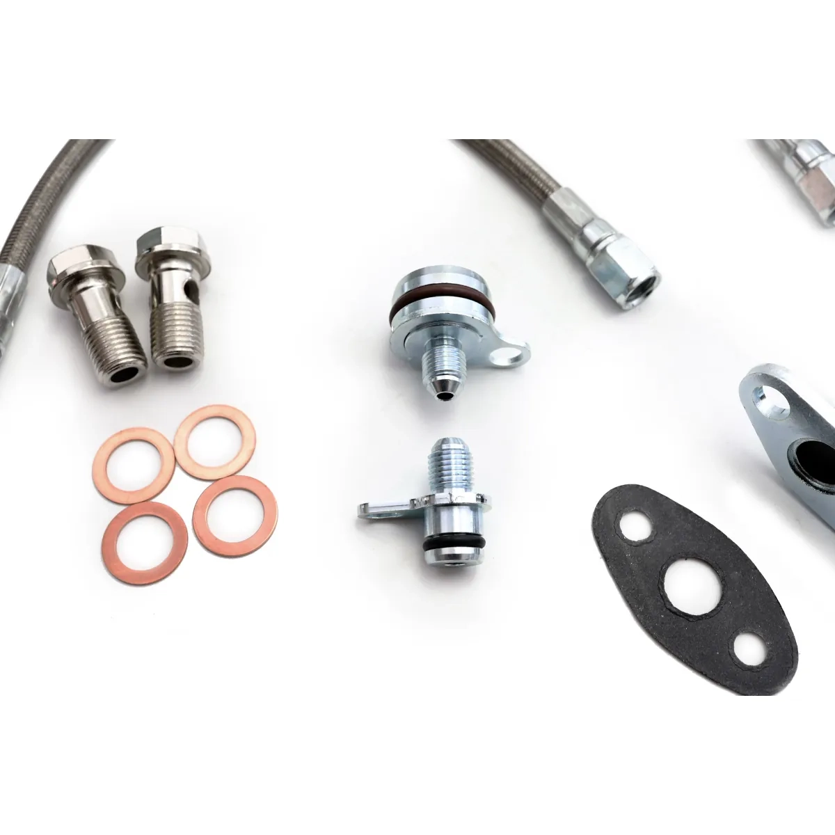 2.0 TSI EA888 Gen.3 MQB Kit de conductos de aceite y agua para turbocompresor IS38 Upgrade BAR-TEK®.