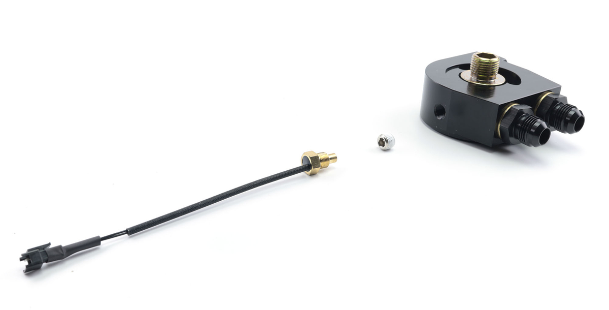 Brida del radiador de aceite con termostato Dash 8 BAR-TEK®