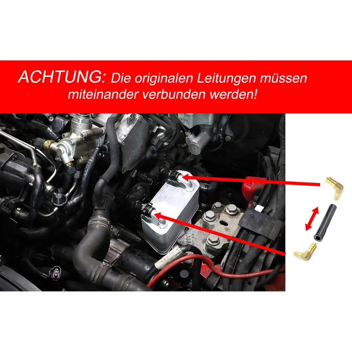 Kit caja de cambios DSG DQ250 upgrade enfriador de aceite BAR-TEK®