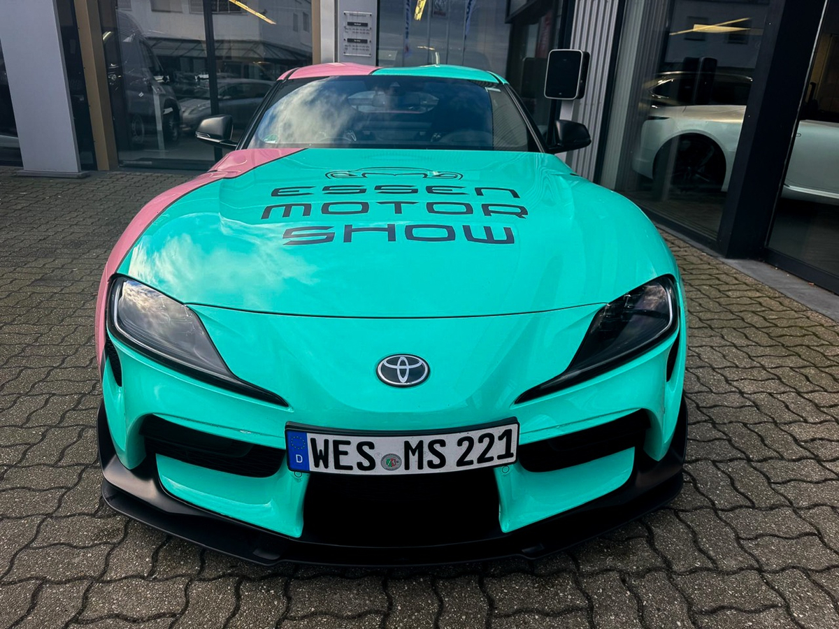 Toyota GR Supra 3.0 in Mint von vorne