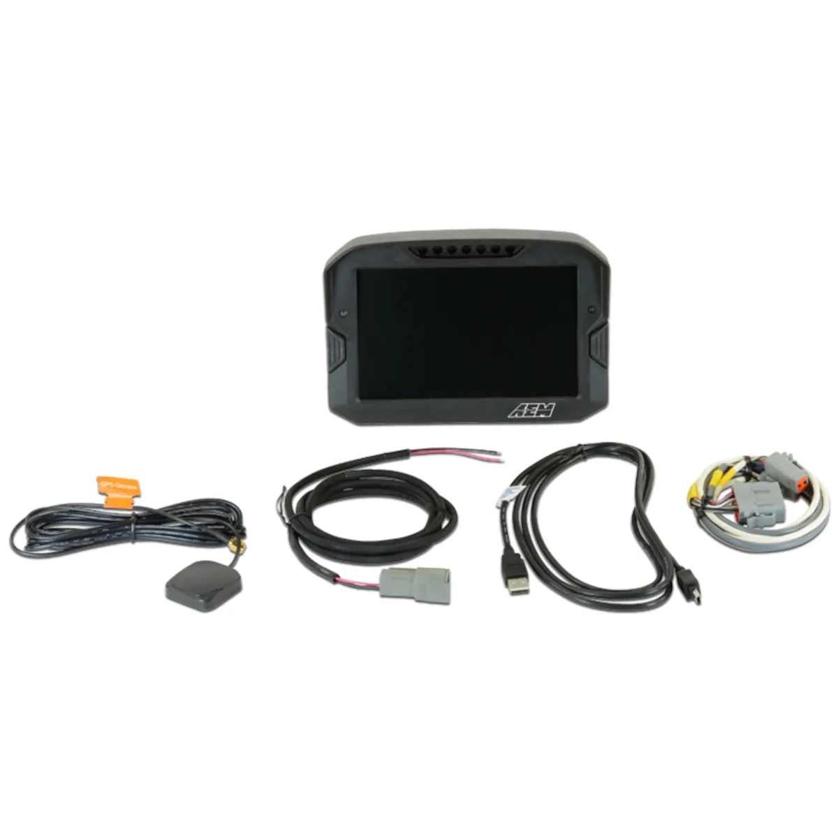 CD-7 Carbon Digital Racing Dash Display GPS AEM