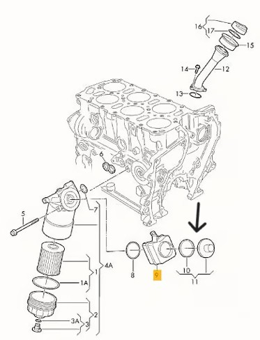 VR6 Ölkühler-Kit bis 1997
