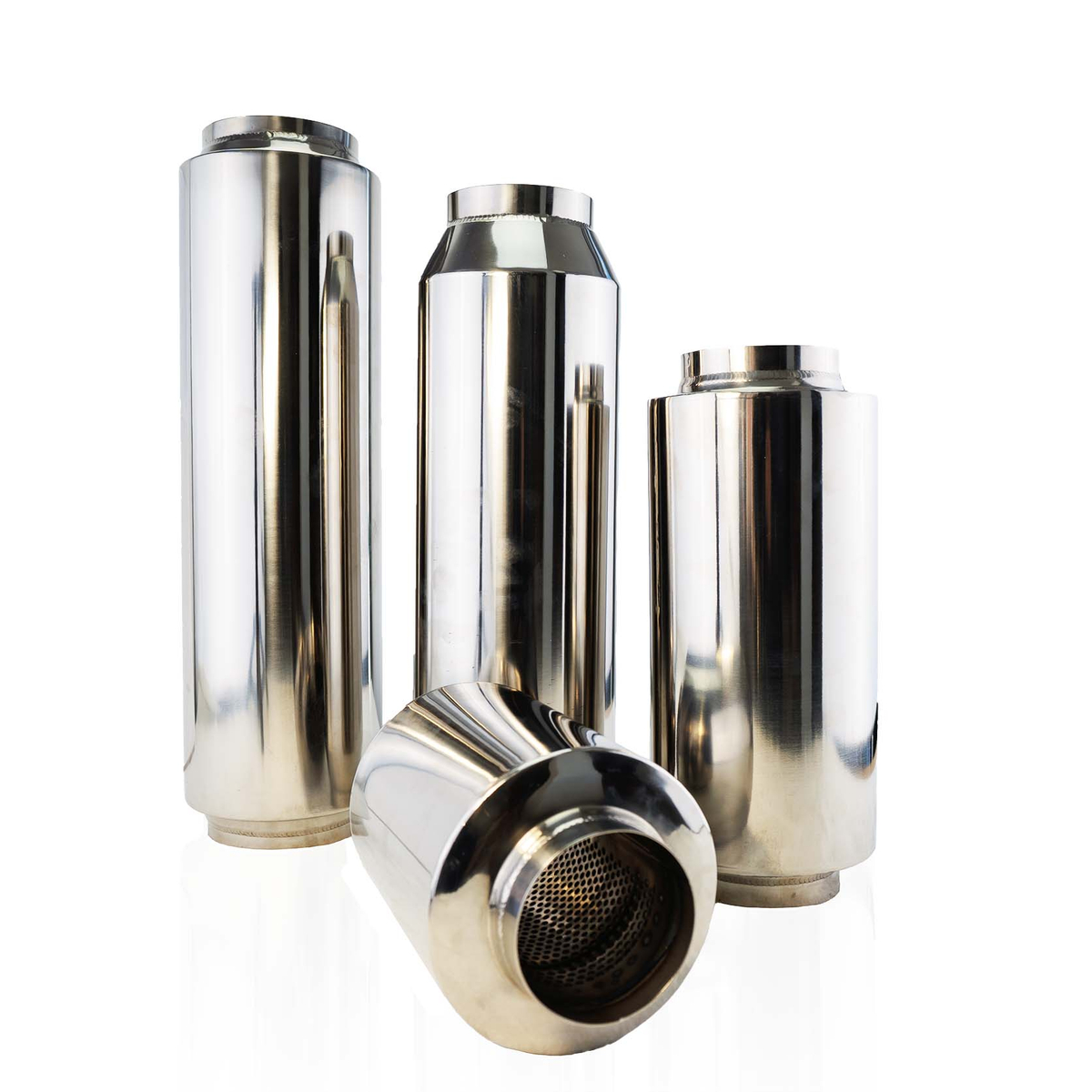 Titan Schalldämpfer Rund 76,2mm/3"