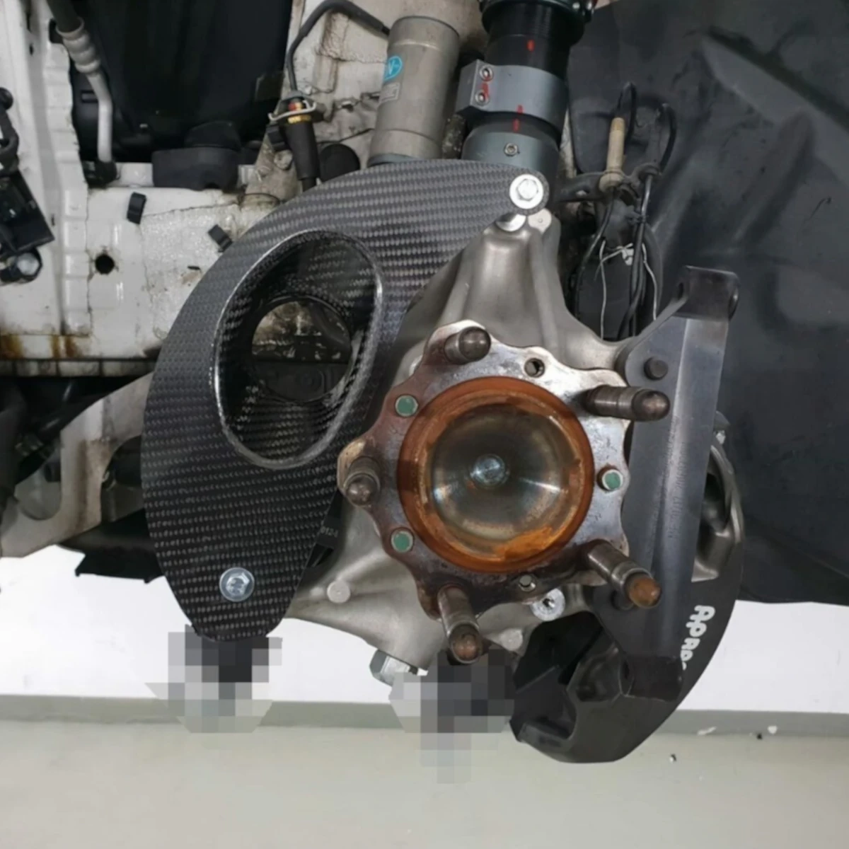 Carbon Ankerbleche Bremsbelüftung passend für BMW F87 M2 & S55B30 F8X M3/M4