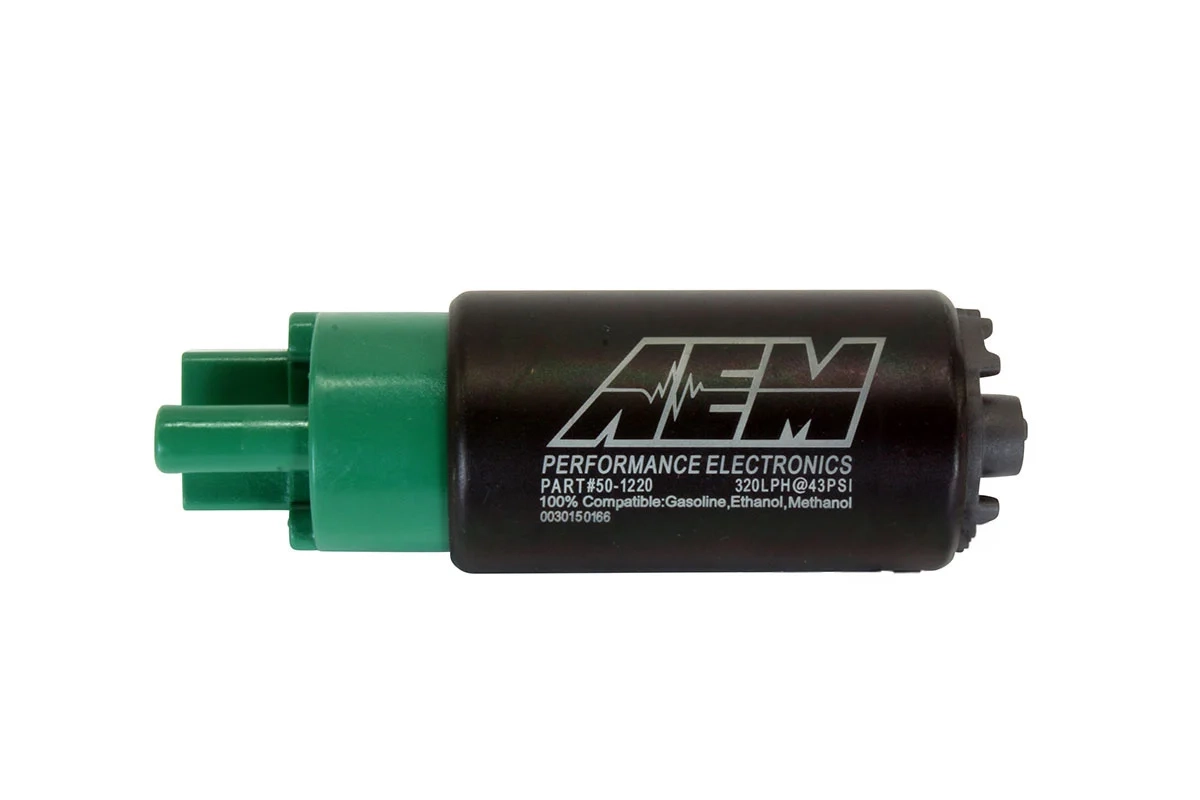 320lph E85 High Flow Kraftstoffpumpe mit Versetztem Einlass AEM 