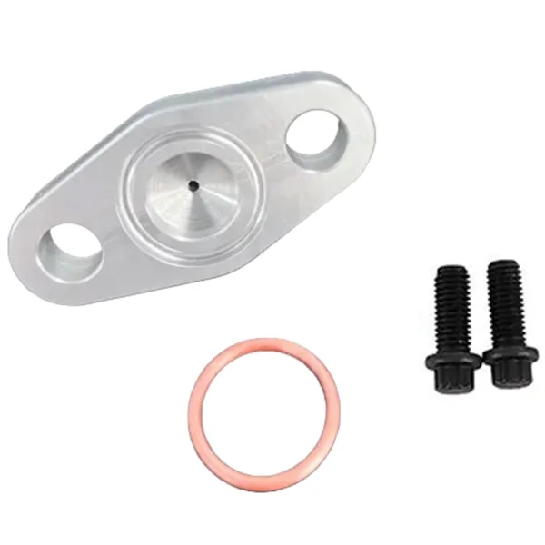 PSR Oil Feed Flange Dash 4 with Restrictor Pulsar