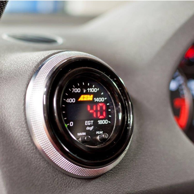 Indicador de la temperatura de los gases de escape AEM Serie X